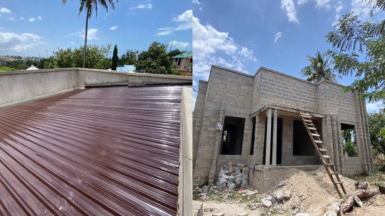 KAMA UNA NDOTO ZA KUJENGA NYUMBA ZA PAA LA KUFICHA USIACHE KUTAZAMA VIDEO HII #mrhouse #construction