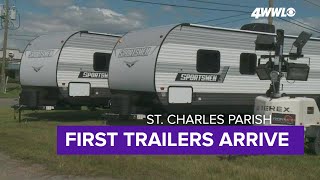 First trailers arriving in St. Charles Parish