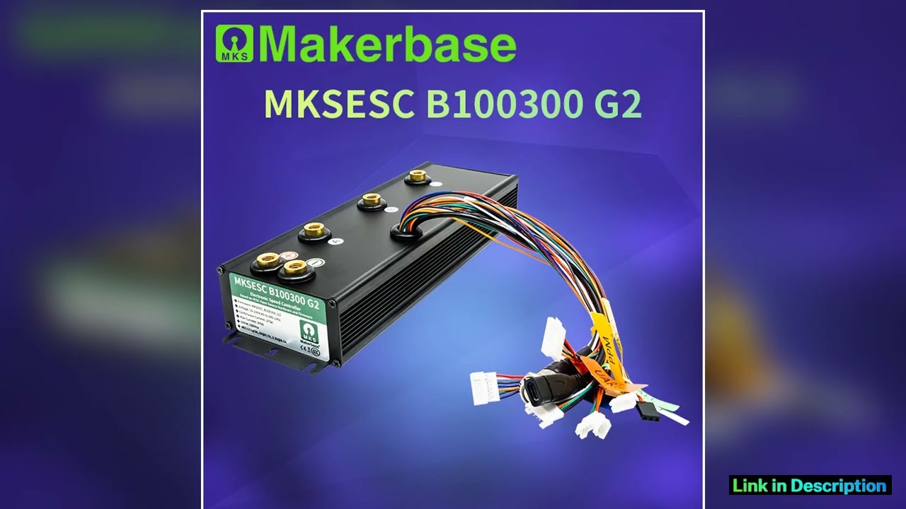 Makerbase Electric Vehicle Controller 100V 300A VESC Benjamin ESC Light Motorcycle Skateboard Acces