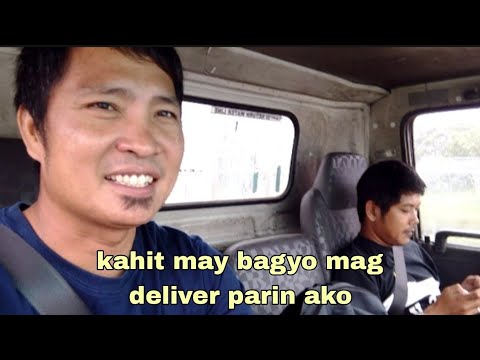 kahit may bagyo mag deliver parin ako