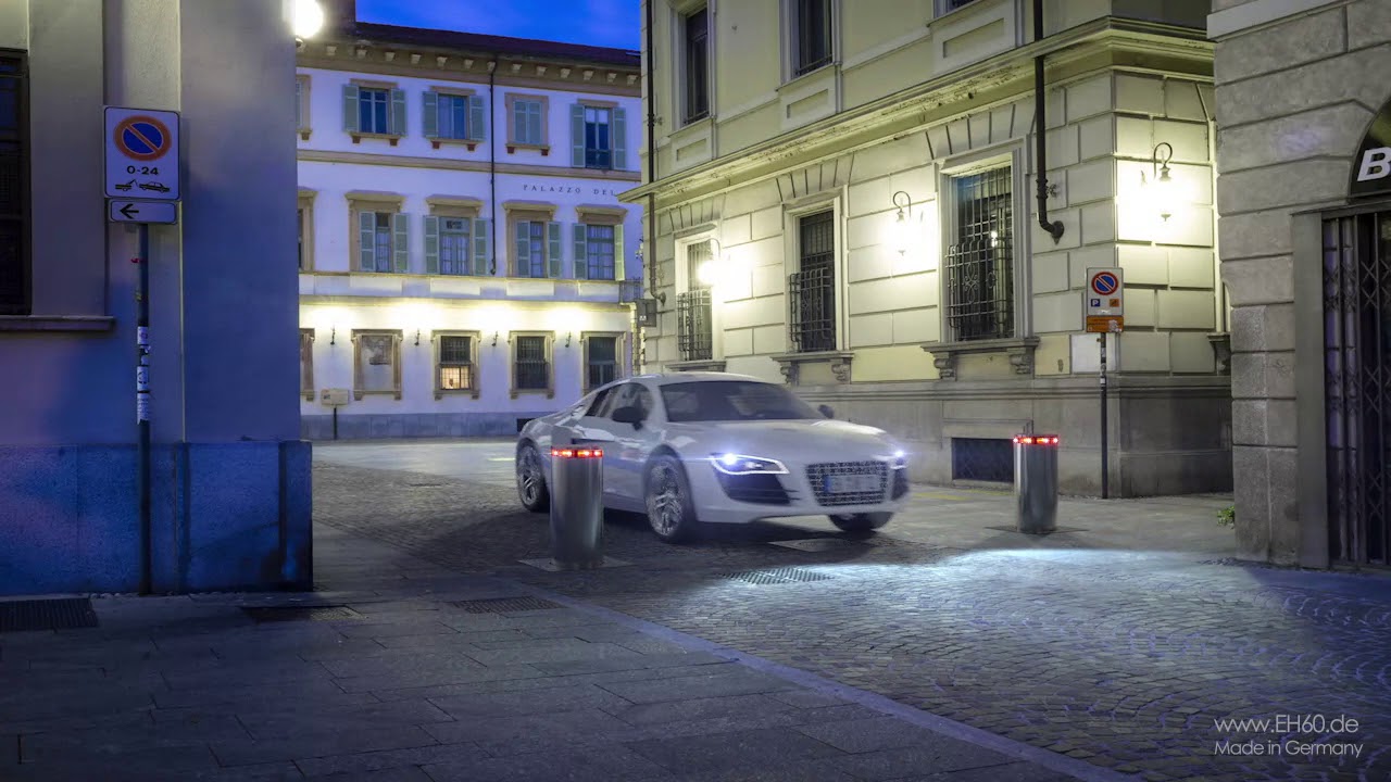 Anti-Terror-Poller - noch sicherer! Braun Antriebe