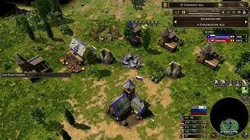 Aoe3 1v1 vs Extreme A.I.