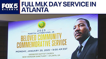 MLK Day Service 2025 - Full program