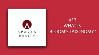 PODCAST #13 - What is Blooms Taxonomy
