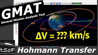 Solving a Hohmann Transfer Problem using GMAT (NASA's General Mission Analysis Tool) screenshot 5