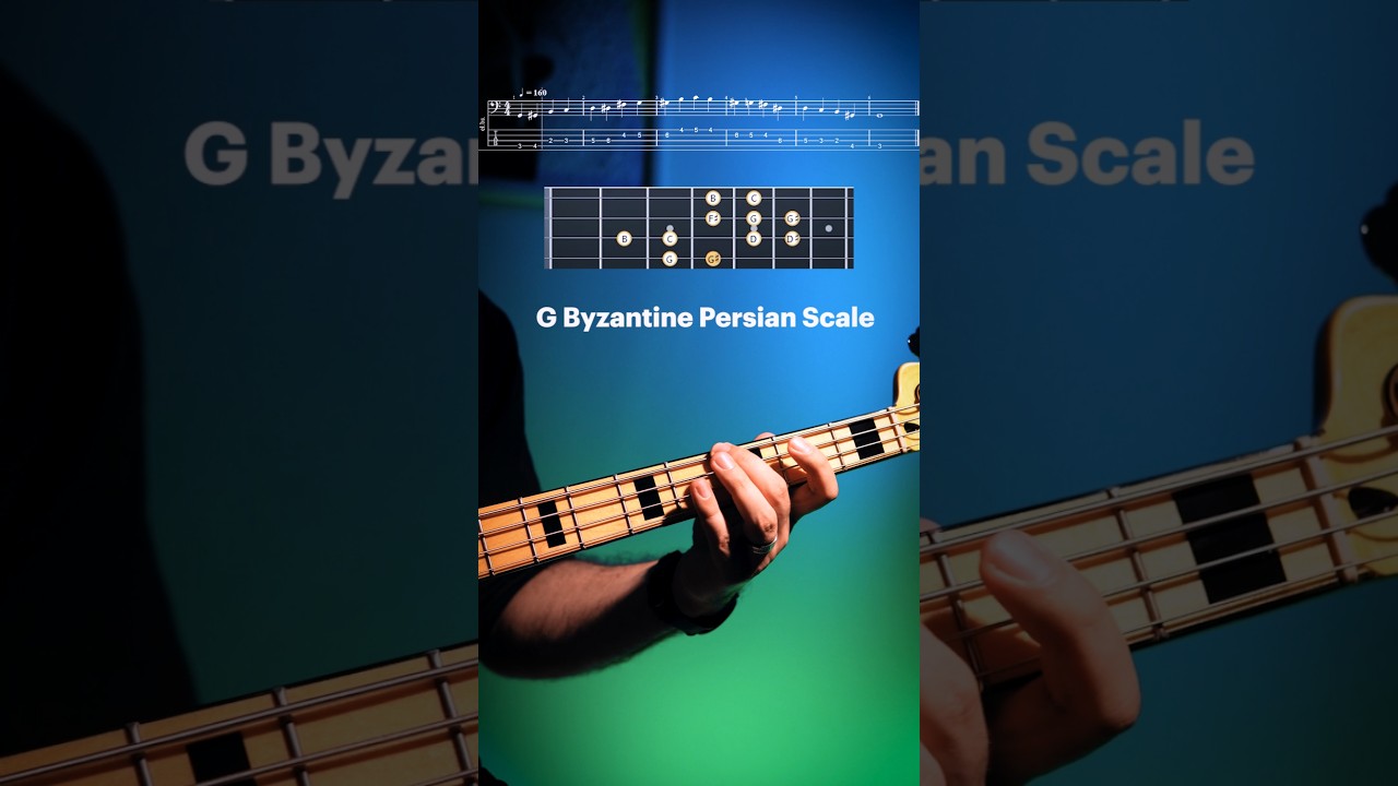 🔥 Unlock the Exotic Sound of the Byzantine (Persian) Scale on Bass! 🎸🔥