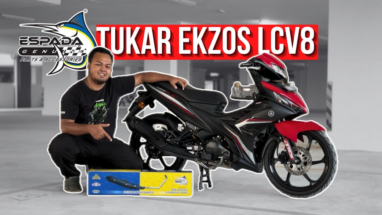 LC135 V8🔥 | PAKAI EKZOS ESPADA E4 BARU PADU GENG