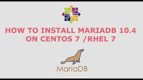 Cara Install MariaDB Server 10.4 Di Centos 7 Server