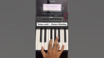 Thumbnail of TONES AND I - DANCE MONKEY song on piano | Piano Cover | Instrumental Soham