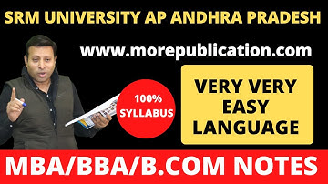 MBA BOOKS/NOTES SRM AP|SRM UNIVERSITY AP ANDHRA PRADESH|EASY LANGUAGE|BBA NOTES/BOOKS|BCOM BOOKS
