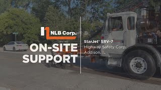 On-Site Support: Road Stripe Removal - NLB Corp. @NLBCorp