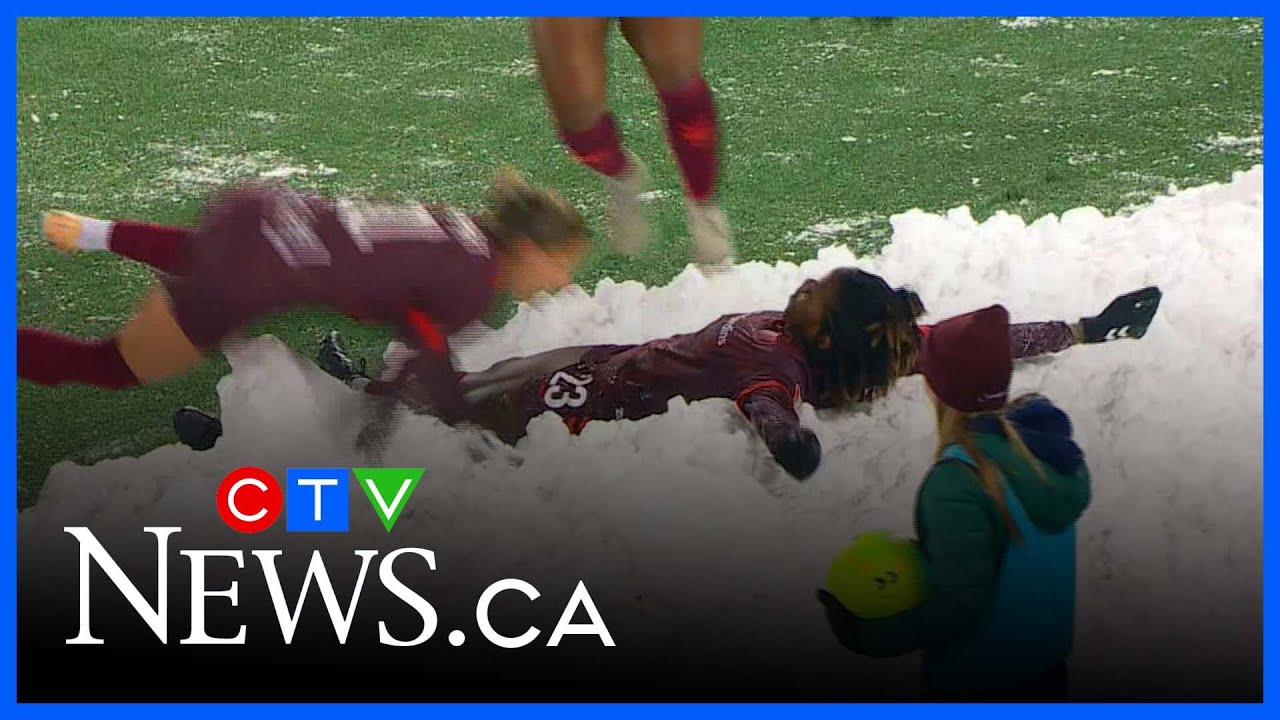 AFC Toronto jump in snow to celebrate win