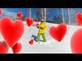 3D видео открытка для девушки на День святого Валентина