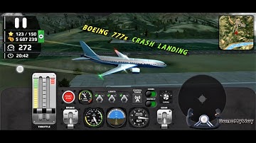 AFPS | Boeing 777 Lands On Nose Gear And Crashes | Airplane Flight Pilot Simulator Android Gameplay
