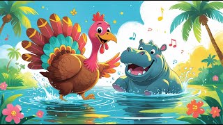 🎵 🦃🦛Turkey & Hippo Splash