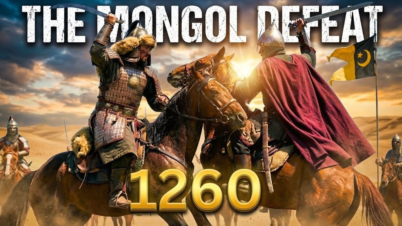 This Battle ended Mongol supremacy forever! | Battle of Ain Jalut 1260 | Mongols vs Egyptian Mamluks