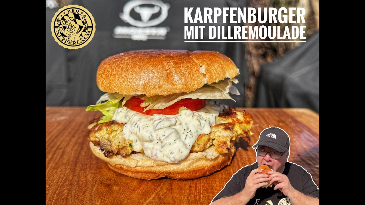 #721: Karpfenburger mit selbstgemachter Dillremoulade - mein bisher bestes Karpfenrezept - Genial!