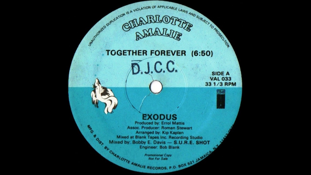米12” Exodus Together Forever VAL033 CHARLOTTE AMALIE /00250 Exodus - Together Forever (12
