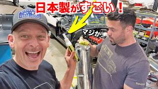 日本製のお土産を試したらアメリカのプロ整備士が驚いた！   NAKARAIサビ落としがすごい！