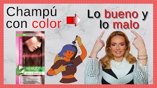Champú con COLOR MARION, lo BUENO y lo MALO / Champú con color SÚPER ECONÓMICO 😁😊🤨