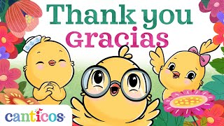 Canticos | Thank you, Gracias | A Song About Gratitude | Canta en Inglés y Español