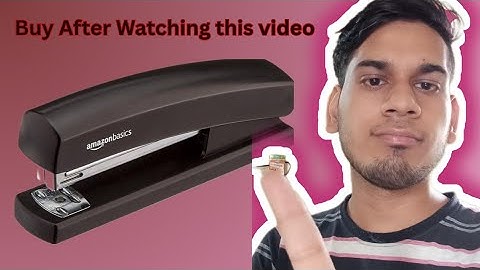 amazon basics Stapler with 1000 Staples - Black