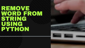 Remove word from string in python