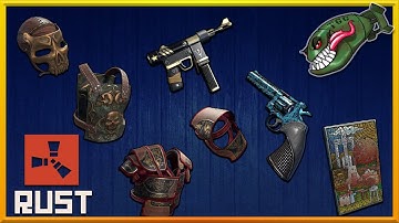 Rust Skins | Posidon SMG, Phantom Roadsign, Dead Souls HQ Set, Azul Python #120 (Rust Skin Preview)