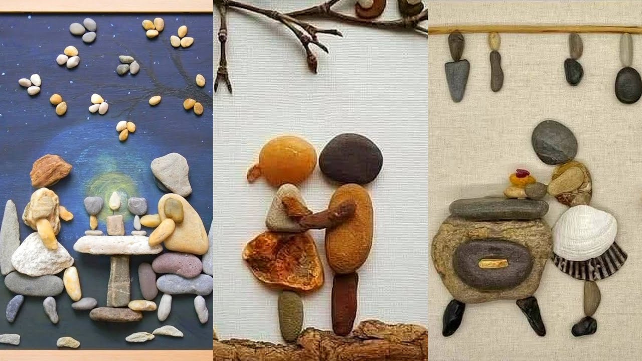 Latest And Unique Pebble Stone Wall Decorations ideas YouTube