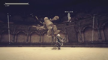 NieR:Automata debug mode Combo Testing 22