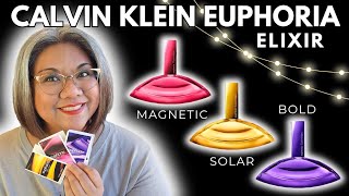 *NEW* Calvin Klein Euphoria Elixir Collection Solar Elixir, Magnetic Elixir & Bold Elixir