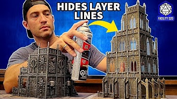 IS THIS THE FASTEST WAY TO PAINT RUINS & BUILDING? - 3d Printing and Painting Warhammer 40k Terrain