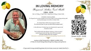 IN LOVING MEMORYRaymond Arthur Curt Matti1964 - 2026
