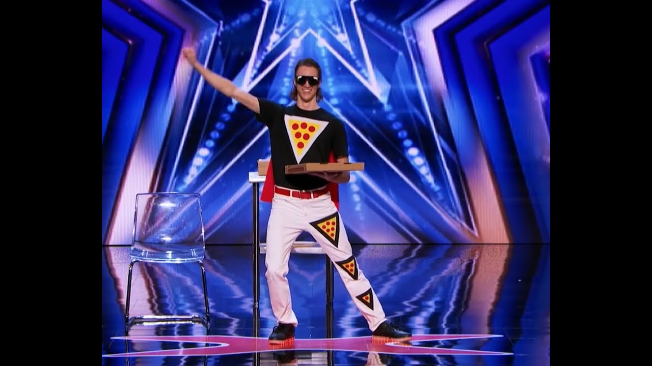 Pizza Man Nick Diesslin Delivers AMAZING Pizza Tricks   America's Got Talent