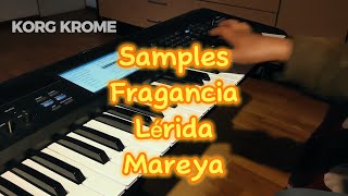 Samples Lérida Fragancia Mareya Korg Krome #Musichuayotuma