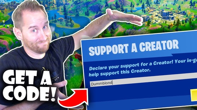 How to get a Support a Creator Code for Fortnite 