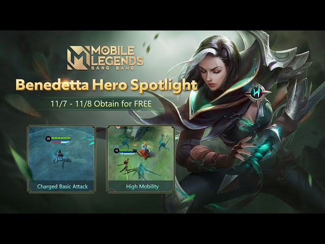 Hero Spotlight | Benedetta | Shadow Ranger | Mobile Legends: Bang Bang class=