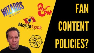 RPG Fan Content Polices: How to Use Them and Avoid Problems (Ep9, Success in RPGs)