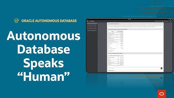 Autonomous Database Speaks "Human" using Select AI