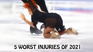 Worst injuries of 2021 Figure Skating 