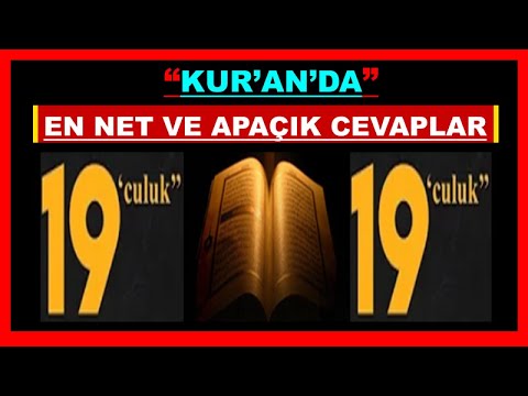 "19" MUCİZESİ koca bir YALAN MI, yoksa Açık bir GERÇEK Mİ?