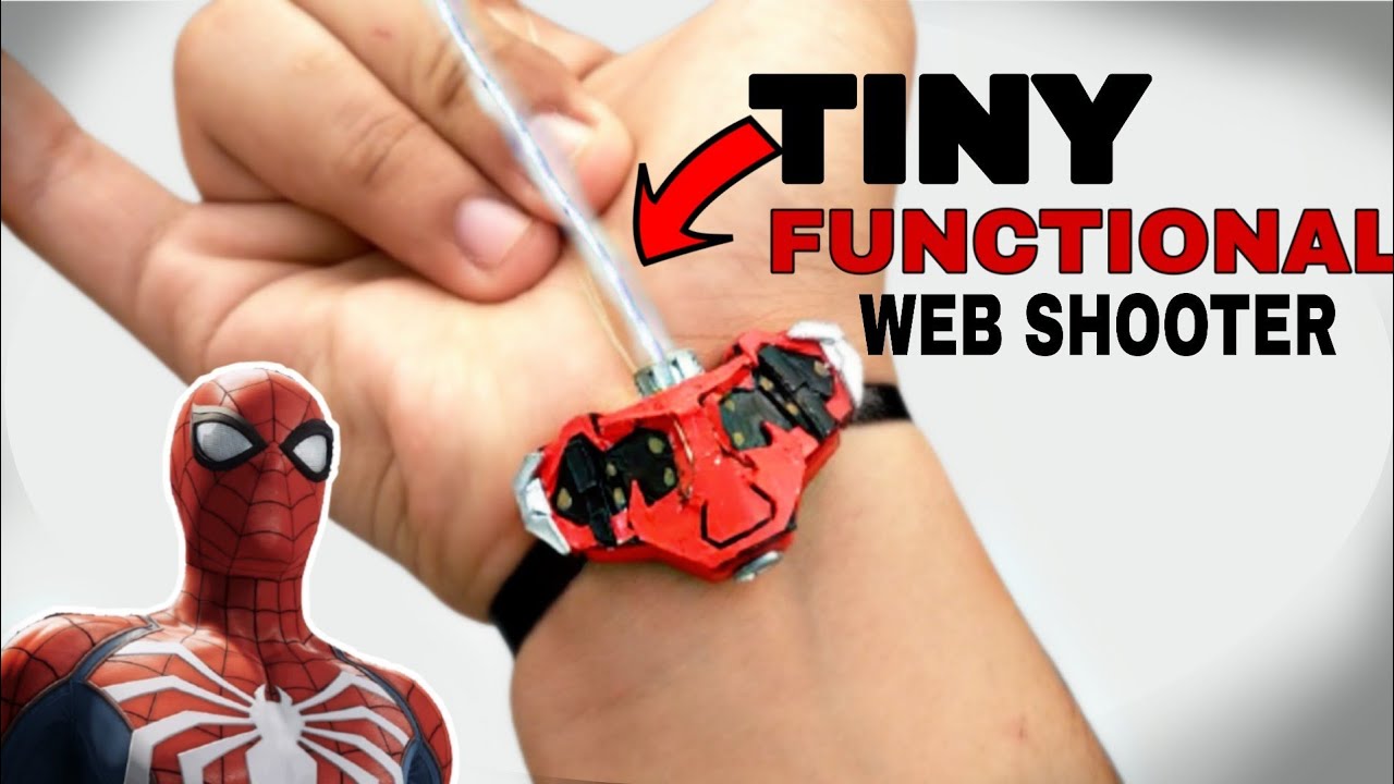 Tiny Functional Ps4 Web Shooter Easy How To Make Spiderman Ps4 Web