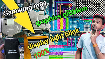 Samsung M01 light problem | Samsung M01display light blank | and graphics Solution