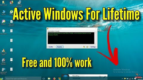 windows 10 pro activation life time free| 2018 | Using Microsoft Toolkit| 100% work garanty|