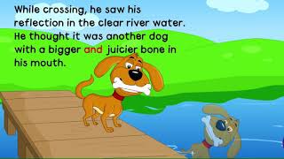 The Dog and The Bone - Fable Stories - Kidlo Bedtime Stories For Kids - IOS / Android App - 3 screenshot 4