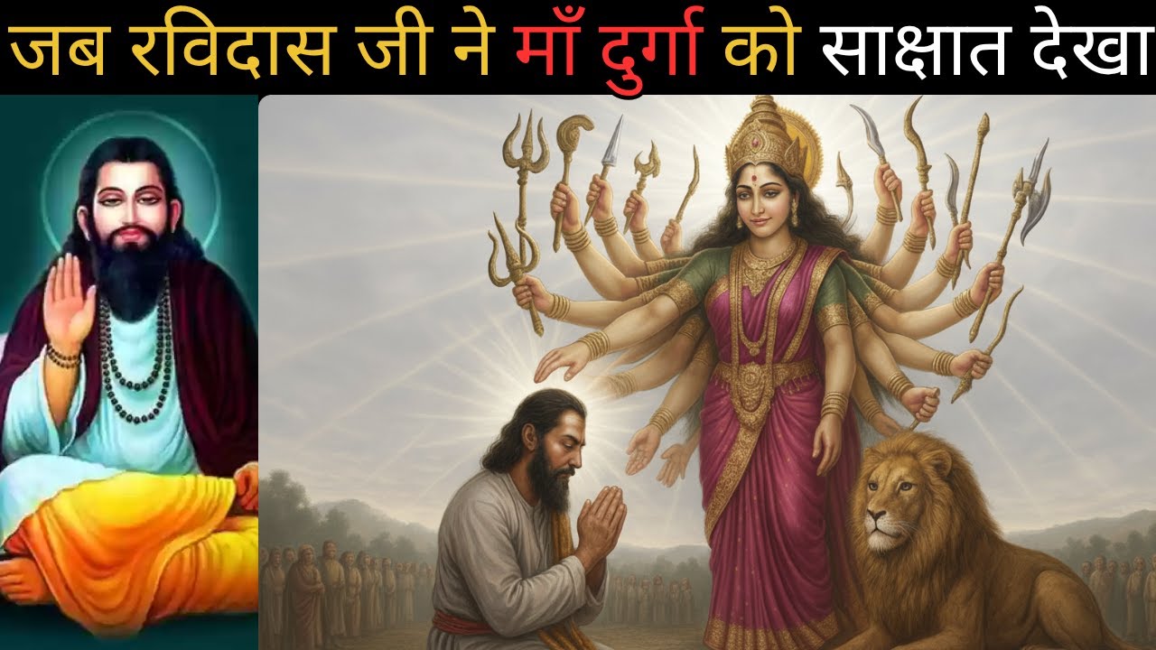 माँ दुर्गा के साक्षात दर्शन! संत रविदास जी का वो चमत्कार जिसने सबको रुला दिया | sant ravidas story