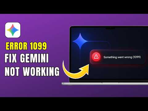 Gemini Error 1076/1099 Not Working? How To Fix Gemini Error 1099 (2026 Solution)