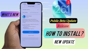 iOS 26.1 Public Beta 3 Release New Update | How to Install iOS 26.1 Public Beta 3 on Any iPhone