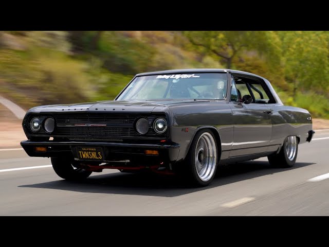 VIOLENT 1,000HP TWIN TURBO '65 Chevelle Tire Shredder [4K] - YouTube