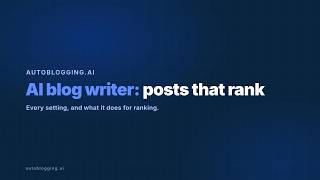 AI Blog Writer Tutorial: Write a Blog Post That Ranks on Google, Start to Finish